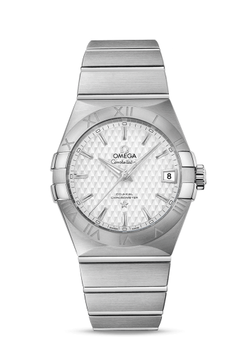 Omega Constellation Co-Axial 38 Stainless Steel / Silver Lozenge
